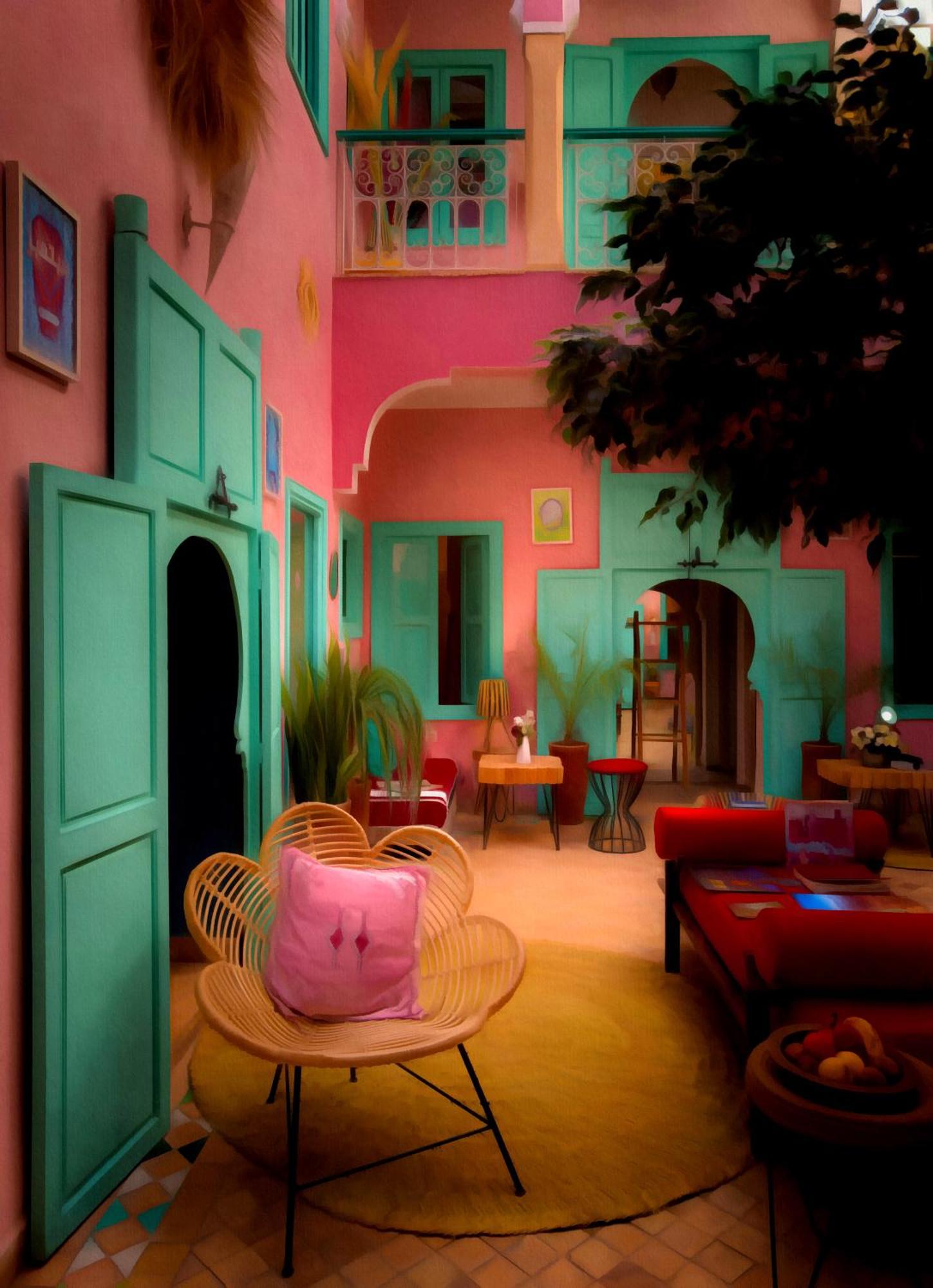 Riad Lauriers Blancs Маракеш Екстериор снимка